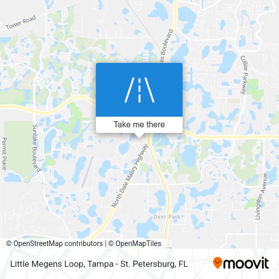 Mapa de Little Megens Loop