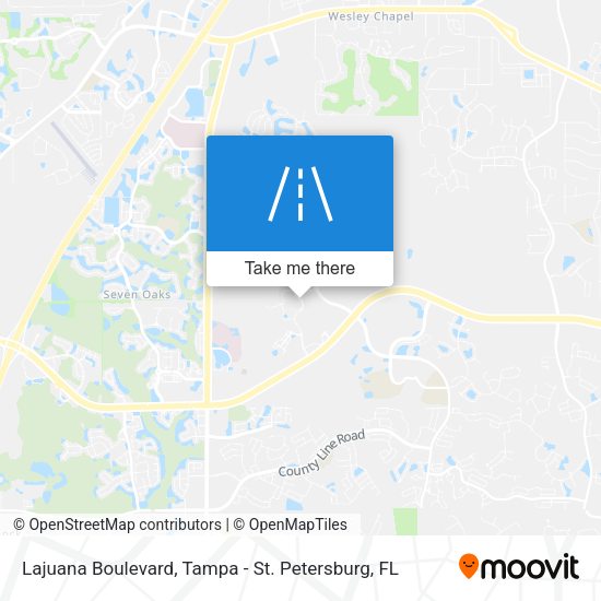 Lajuana Boulevard map