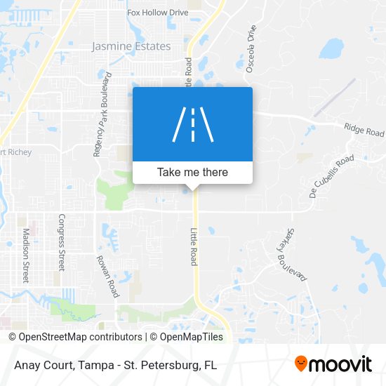 Anay Court map