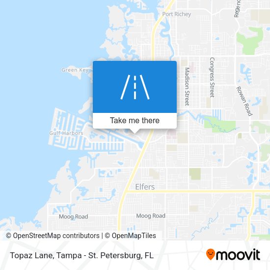 Topaz Lane map