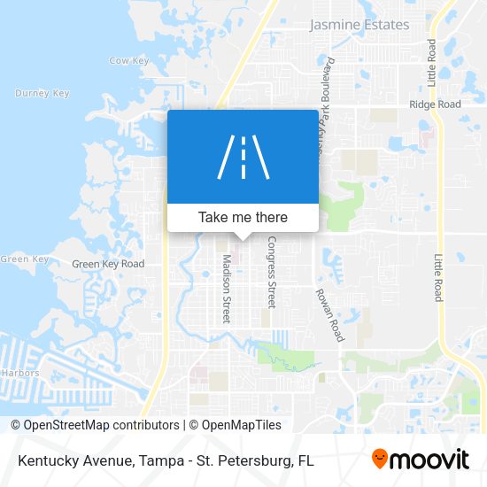 Mapa de Kentucky Avenue