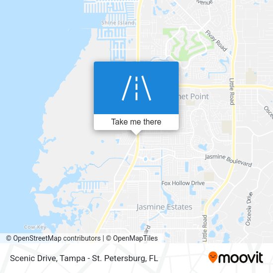 Scenic Drive map