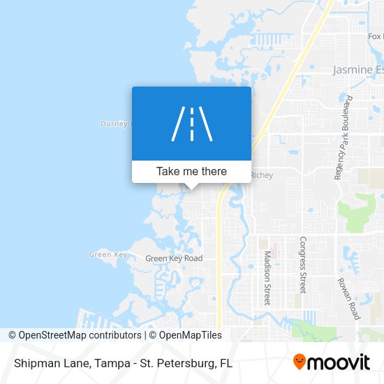 Shipman Lane map