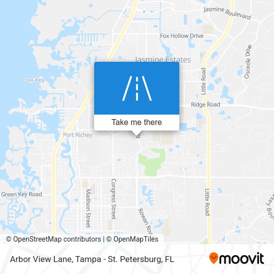 Mapa de Arbor View Lane