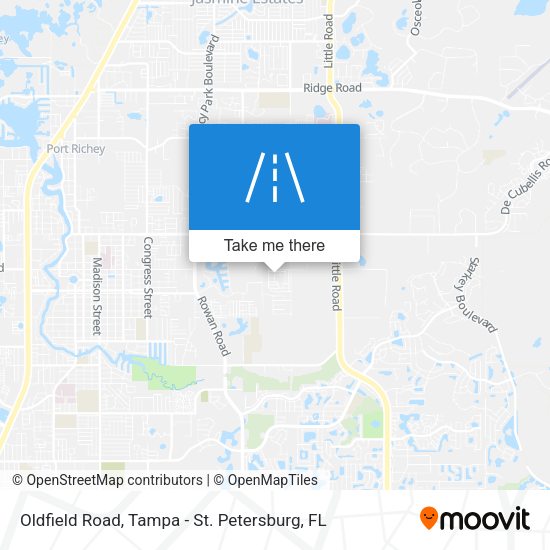 Oldfield Road map