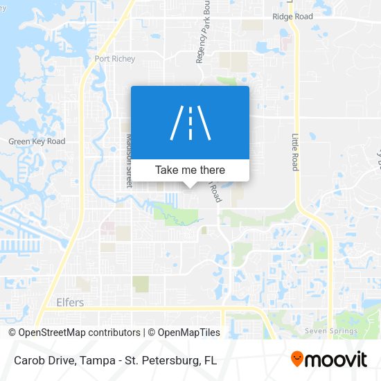 Carob Drive map