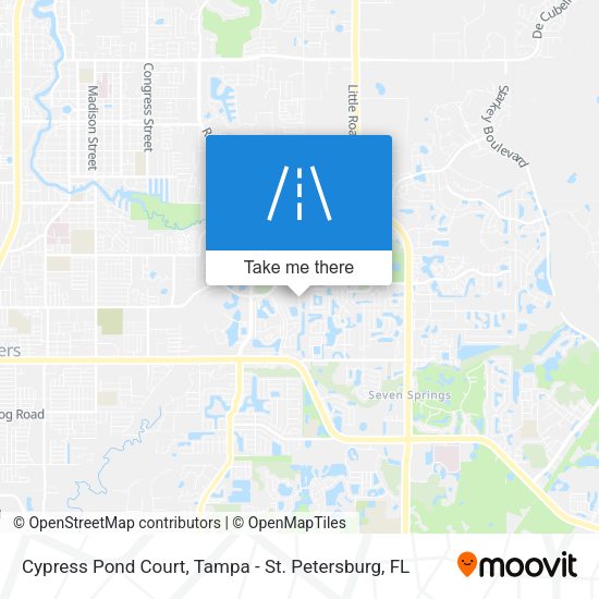 Cypress Pond Court map