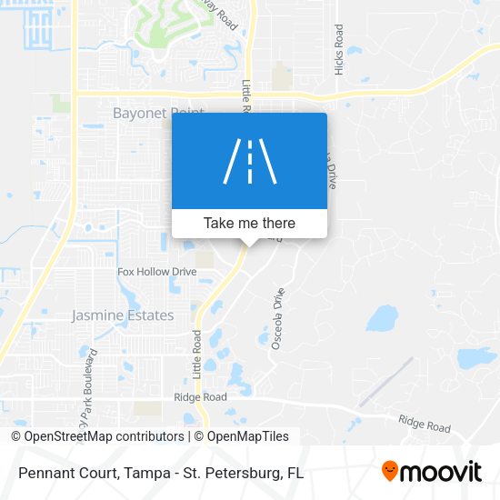 Pennant Court map