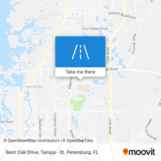 Bent Oak Drive map