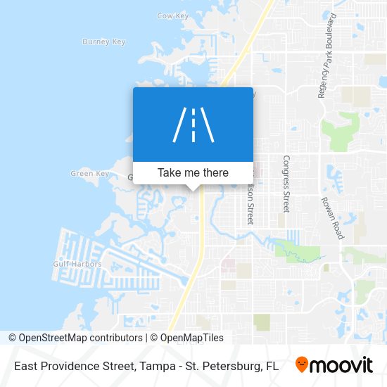 East Providence Street map