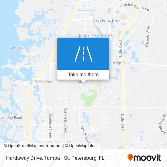 Hardaway Drive map