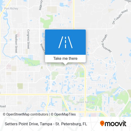 Setters Point Drive map