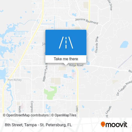 8th Street map
