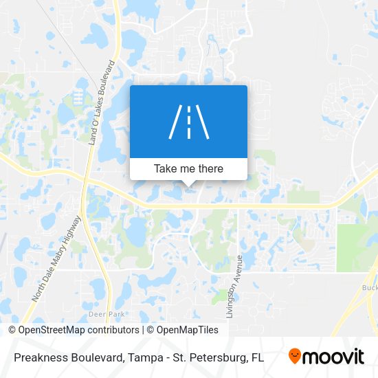 Mapa de Preakness Boulevard