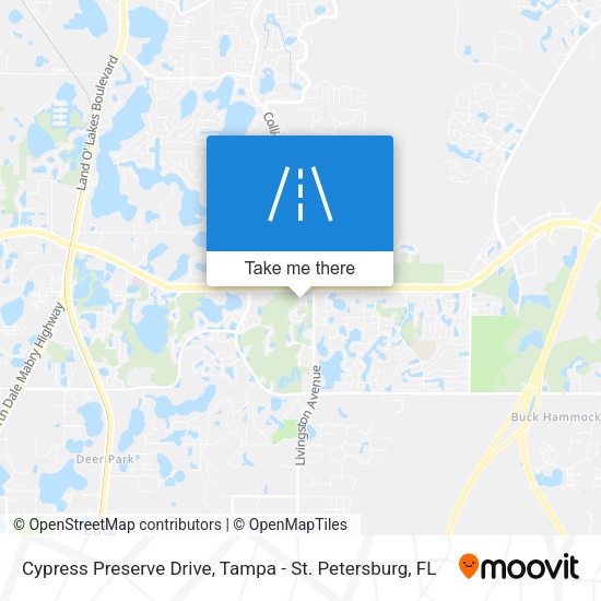 Mapa de Cypress Preserve Drive