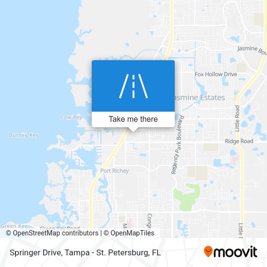 Springer Drive map