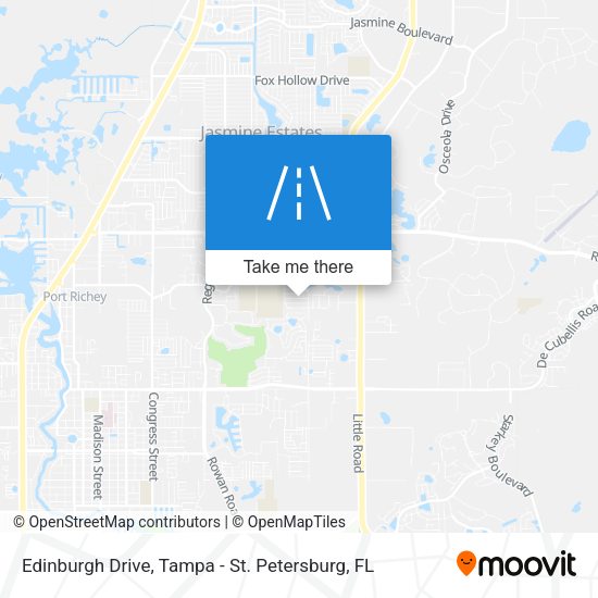 Edinburgh Drive map