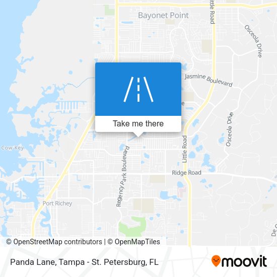 Panda Lane map