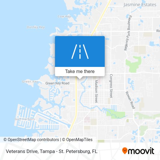 Veterans Drive map