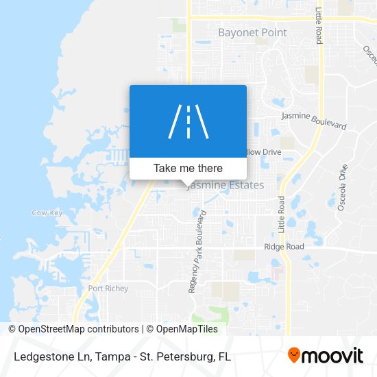 Ledgestone Ln map