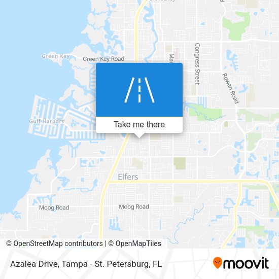 Azalea Drive map