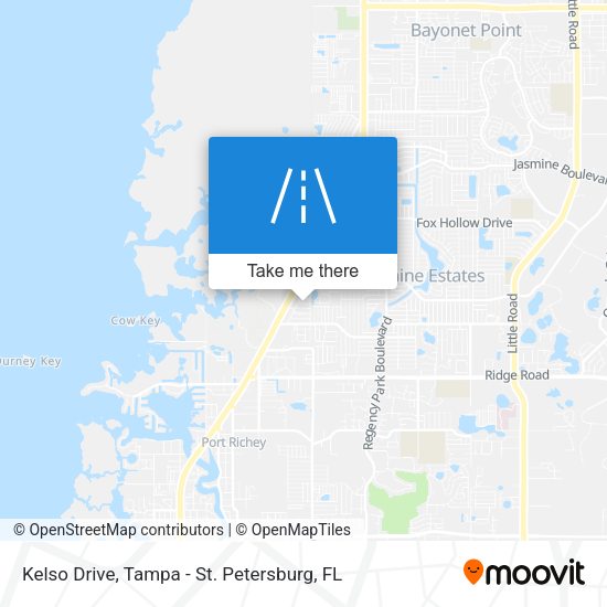 Kelso Drive map