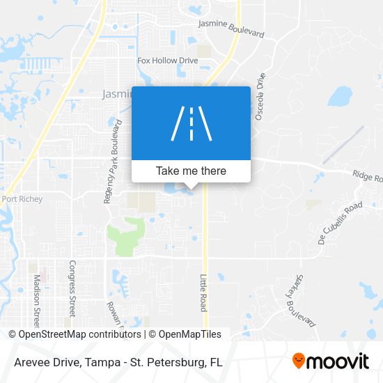Mapa de Arevee Drive