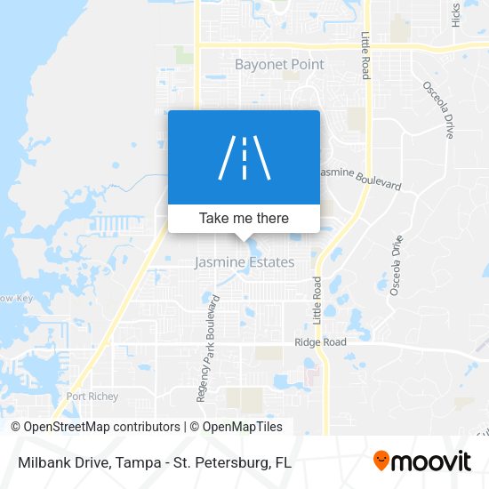 Milbank Drive map