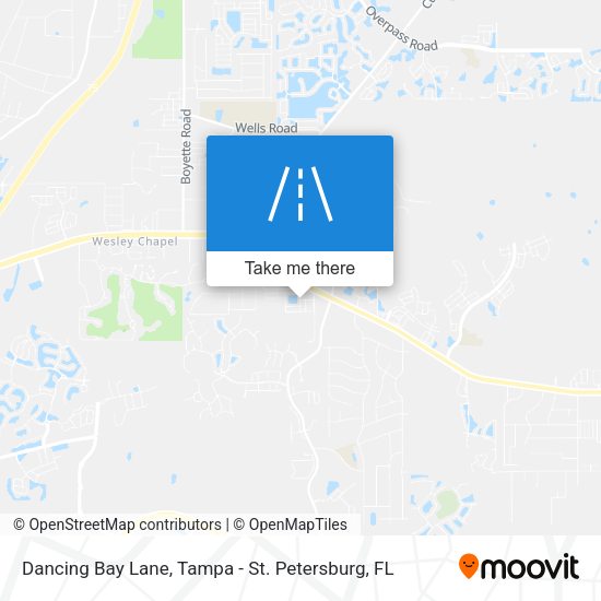 Mapa de Dancing Bay Lane