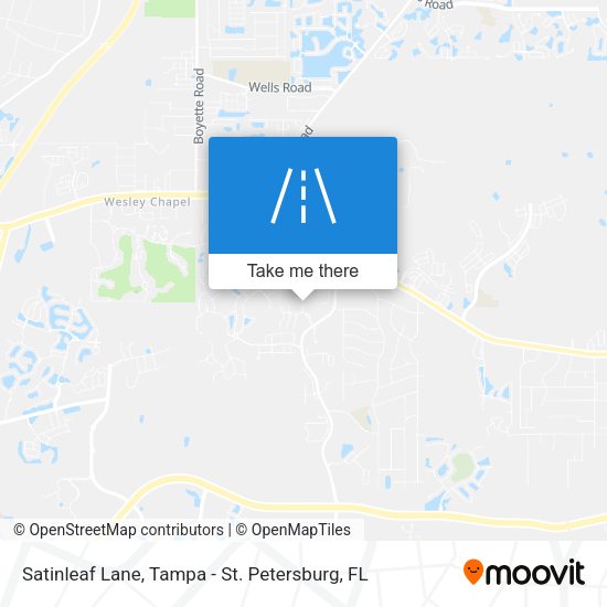 Mapa de Satinleaf Lane