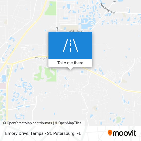 Emory Drive map