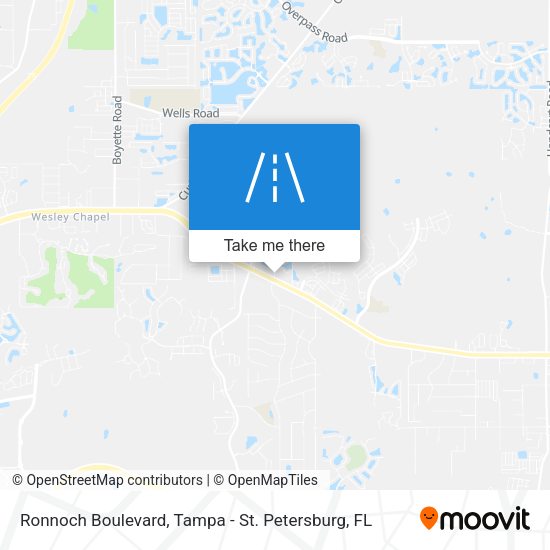 Ronnoch Boulevard map