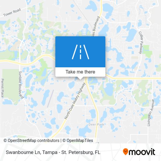 Swanbourne Ln map