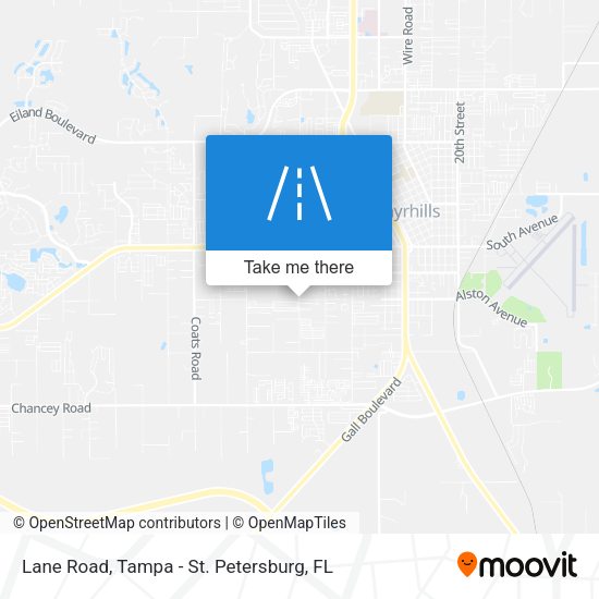 Mapa de Lane Road