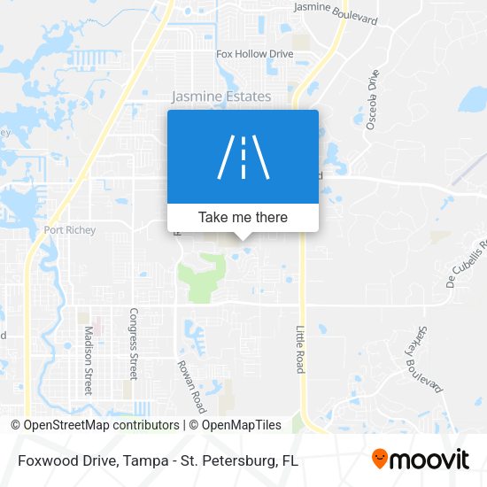 Mapa de Foxwood Drive