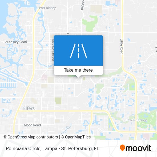 Poinciana Circle map