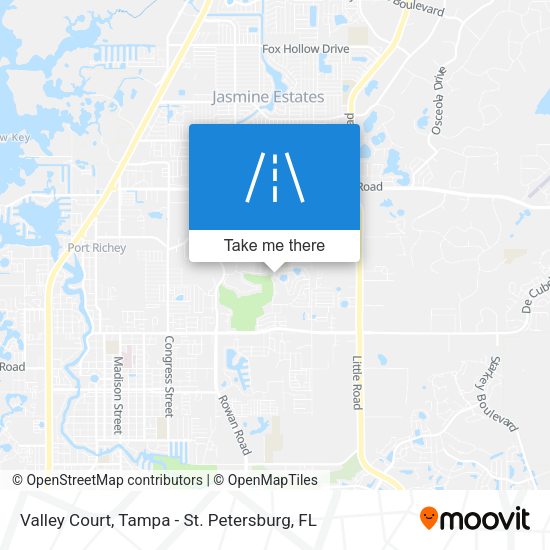 Valley Court map