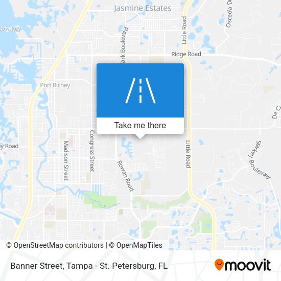 Banner Street map