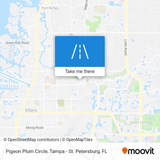 Mapa de Pigeon Plum Circle
