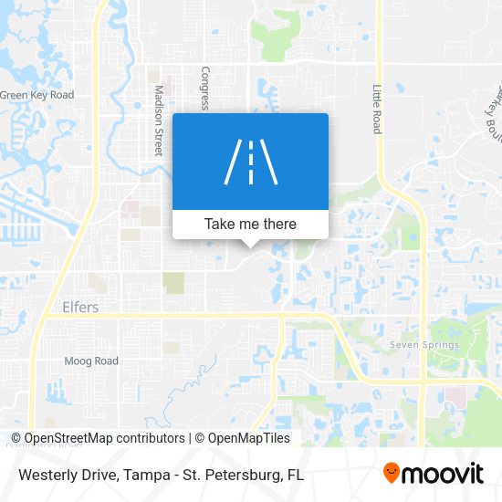 Westerly Drive map