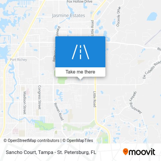 Sancho Court map