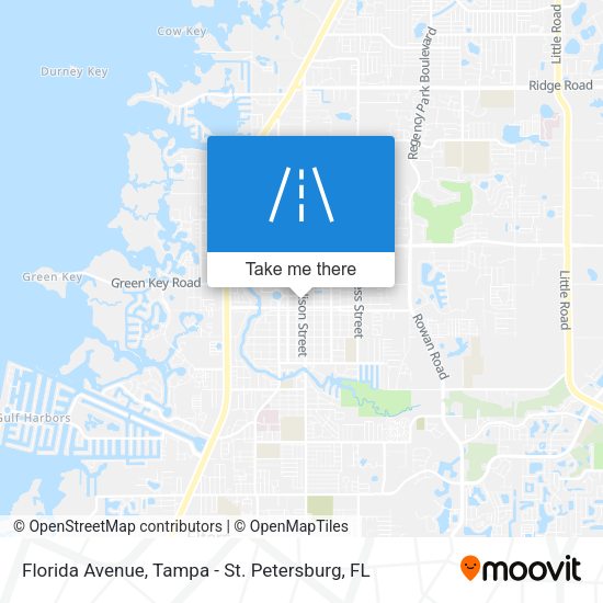 Florida Avenue map