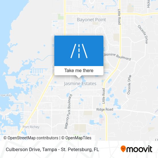 Mapa de Culberson Drive