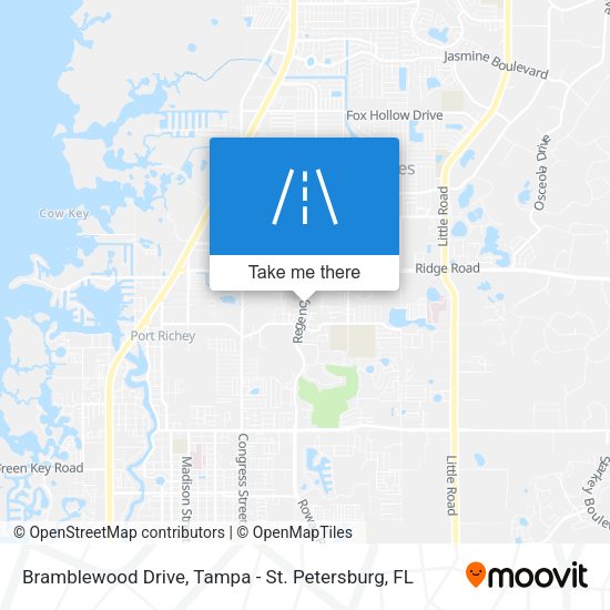 Mapa de Bramblewood Drive