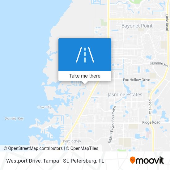 Westport Drive map