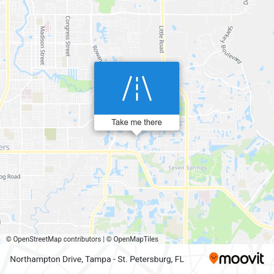 Northampton Drive map