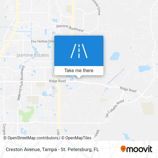 Creston Avenue map