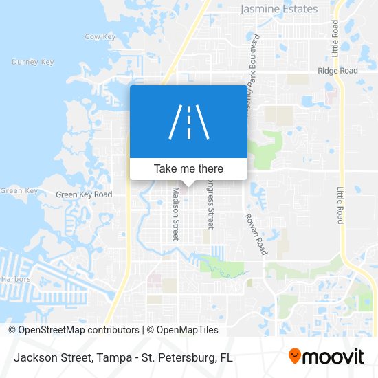 Jackson Street map