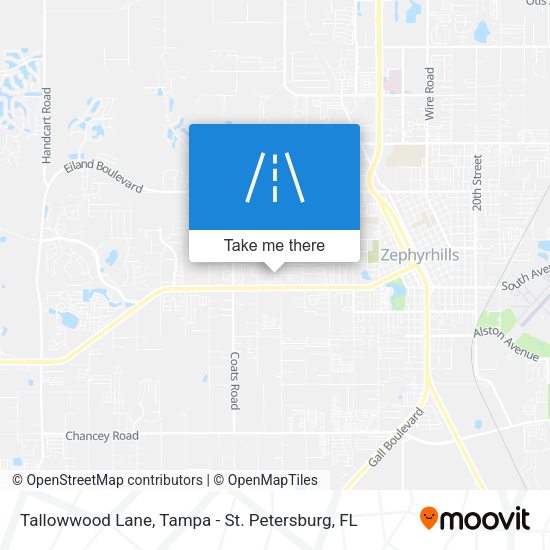 Tallowwood Lane map