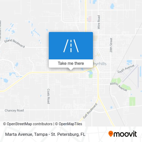 Mapa de Marta Avenue